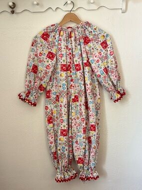 Vintage Handmade Clown Costume Youth L Adult XS Circus Halloween Costume